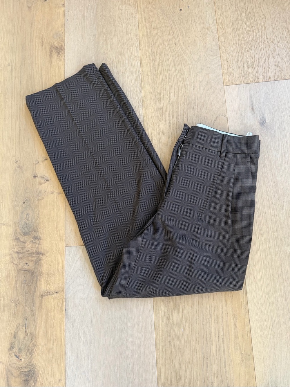 Aritzia Plaid Effortless Pants